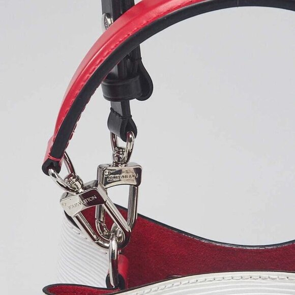 Louis Vuitton White/Black/Scarlet Epi Leather NeoNoe BB Bag - Picture 12 of 12